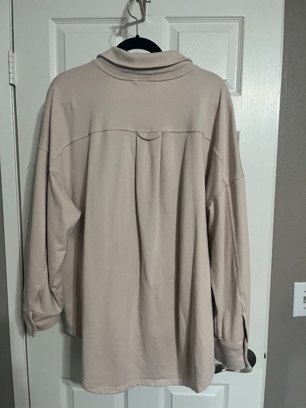 JoyLab Oversized Button Front Sweatshirt Shacket - Picture 3 of 3